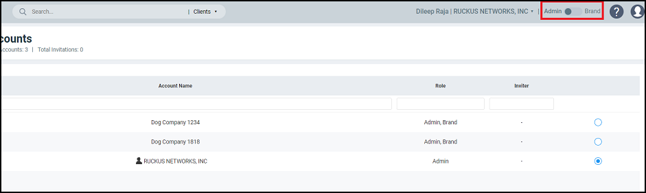 Franchisor - Admin Role Toggle