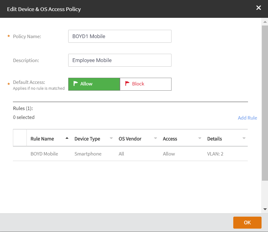 Editing Device and OS Access Policies