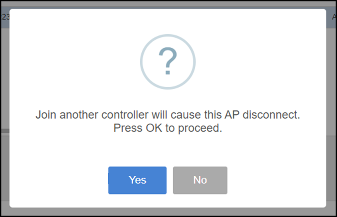 Join Another Controller Pop-Up Message